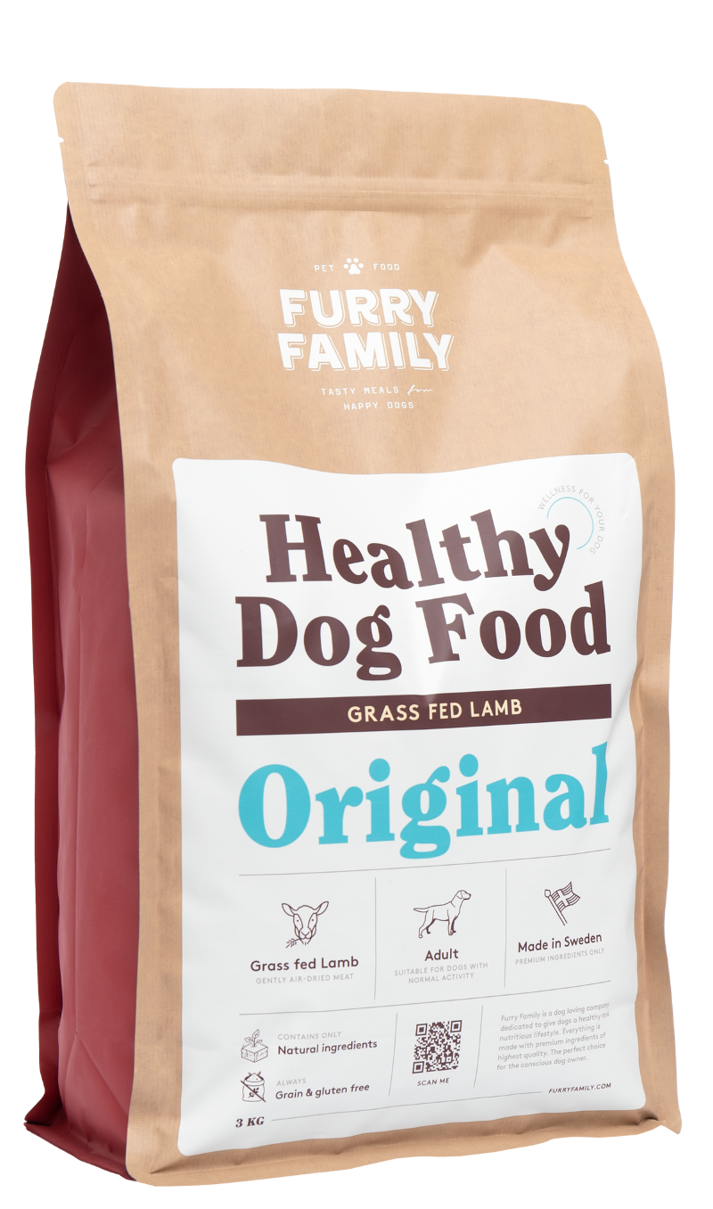 Furry Family's Hundfoder Original med lammsmak för hundar med normal