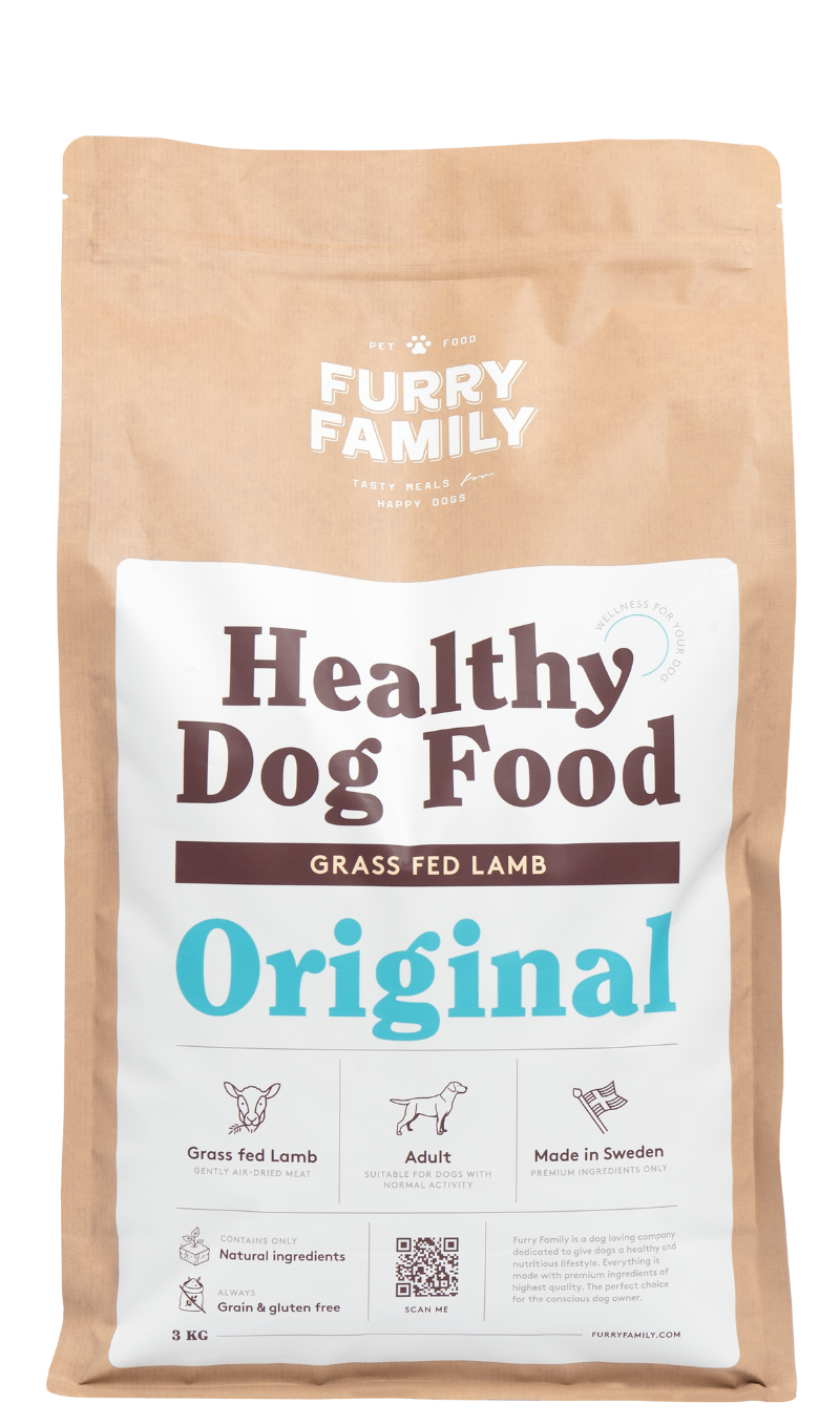 Furry Family's Hundfoder Original med lammsmak för hundar med normal