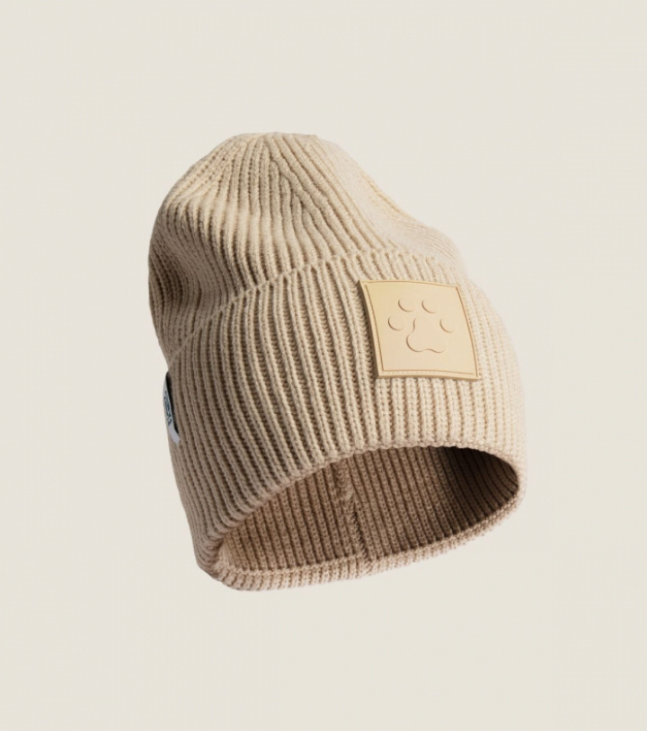 Cuffed Beanie, Beige, bild 1